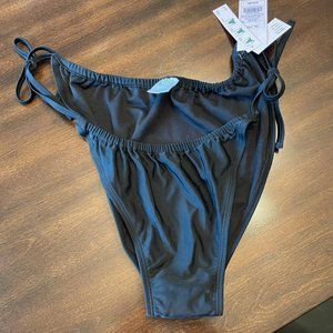 String Bikini Bottoms Black XL NWT